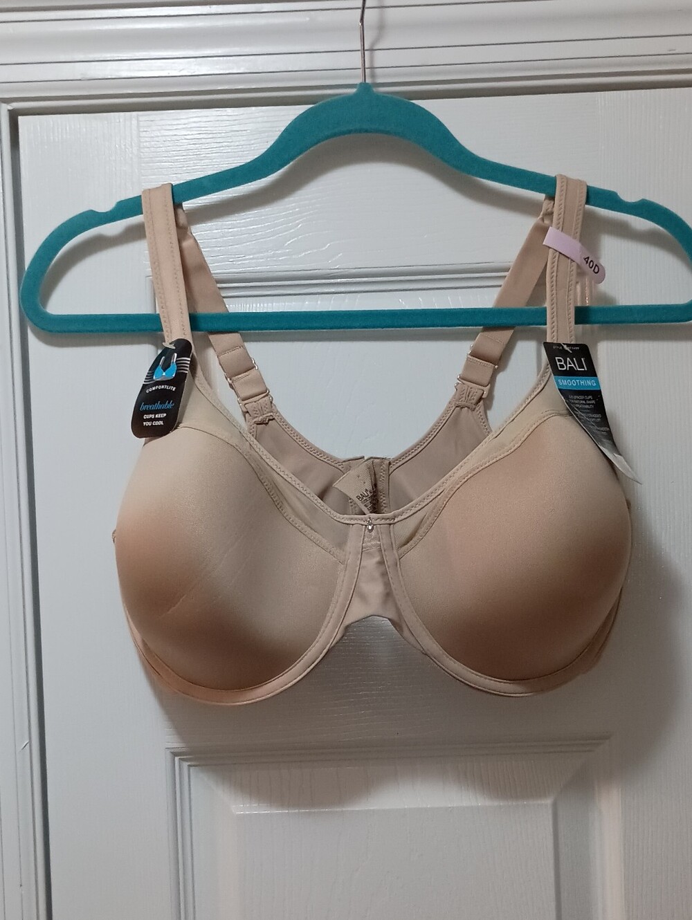 Bali Nude Full Coverage Underwire T-Shirt Bra New With Tags